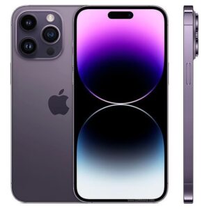 Apple iPhone 14 Pro Max 6.7" - 256GB ROM - 6GB RAM - iOS 16 - Nano Sim - Deep Purple