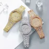 Burst Full Fashion Watches Luxurious Brand Casual Diamond Female Quartz Wristwatches Simple Sport Clock for Unisex