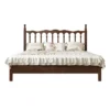 Rural American bed all solid wood 1.8M double modern simple retro French bed B & B style