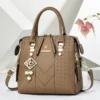 Large Capacity Ladies Handbag 2025 New Style Crossbody Bag Classic Texture Women's Purse Fashionable And Stylish PU Material