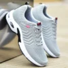 Men's Large Size Sports Shoes Spring Trend Lace-Up Thick Sole Casual Breathable Fashion Footwear Skid-Resistant
