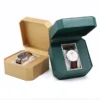 High End Luxury Watch Holder Box PU Wrist Watch Storage Case Gift Box Packaging Case Jewelry Organizer With Watch Pillow