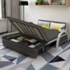 Folding sofa bed Living room multi-functional dual-purpose small apartment double storage sitting and lying folding bed retracta